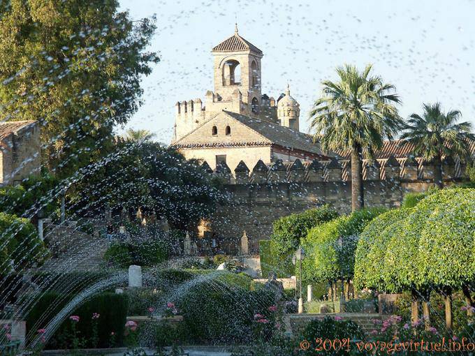 Jet d'eau, Alcazar Cordoba - Espagne