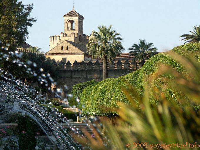 Alcazar Cordoue, jet dans l'autre sens - Espagne, Andalousie
