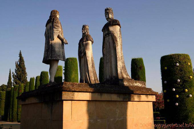 Statues des rois chrétiens, Alcazar Cordoue - Espagne