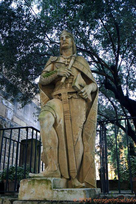 Statue de roi, Alcazar Cordoue - Espagne