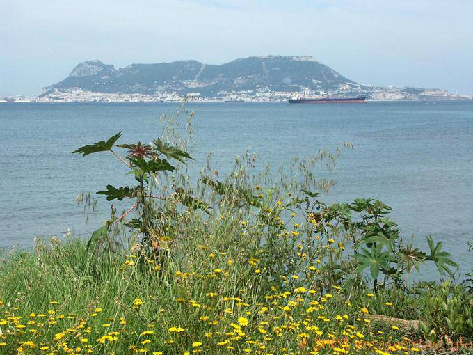 Vue sur Gibraltar, Algesiras - Espagne