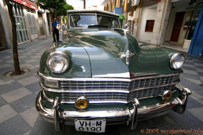 Vieille Chrysler verte, Algesiras - Espagne