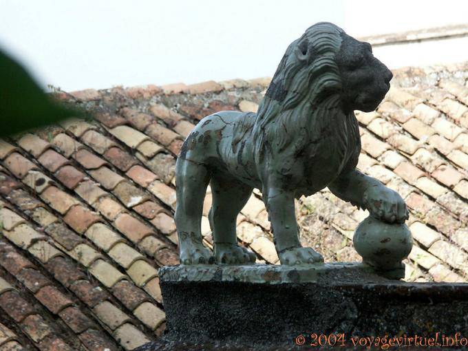 Jardines Altos. Puerta de los leones. Detalle, Alhambra Generalife Grenade - Espagne