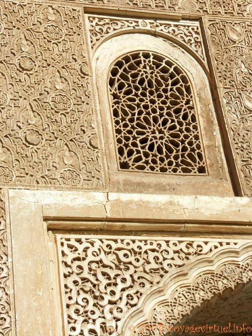 Détail du mirador de Ismail Generalife - Espagne