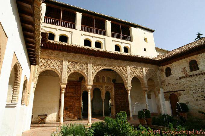 Entrée du Palais du Generalife, Alhambra Nasrides Grenade - Espagne