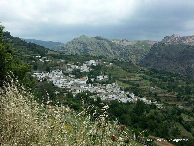 Panorama sur Busquístar, Alpujarras - Espagne