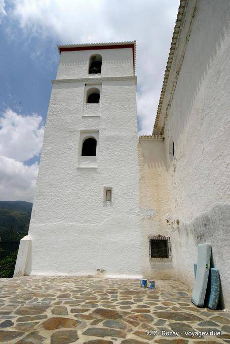 Clocher d'église de Bubión, Alpujarras - Espagne