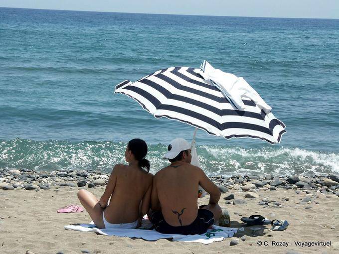 Sous le parasol, Cabo De Gata - Espagne, Andalousie