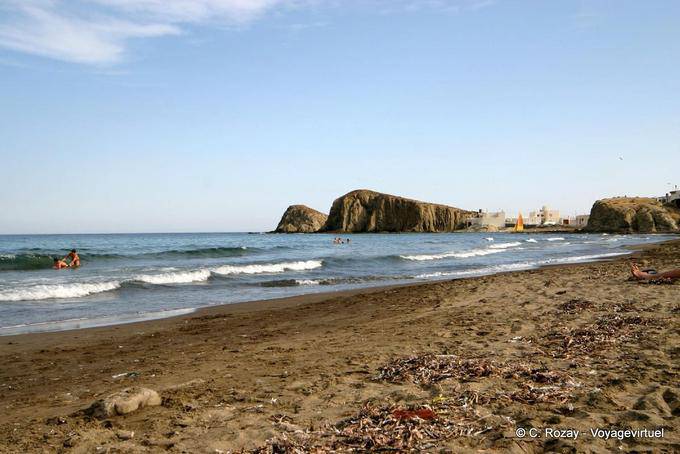 Plage au nord de la Isleta del Moro, Cabo De Gata - Espagne, Andalousie