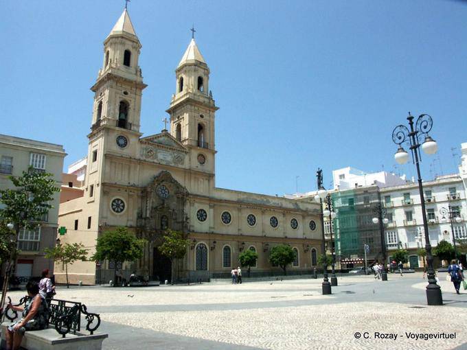 Iglesia Plaza San Antonio, Cadix - Espagne