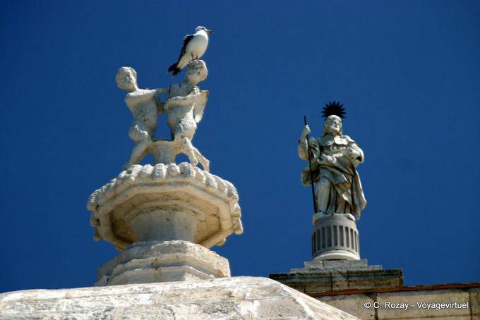 Statues cathédrale, Cadix - Espagne