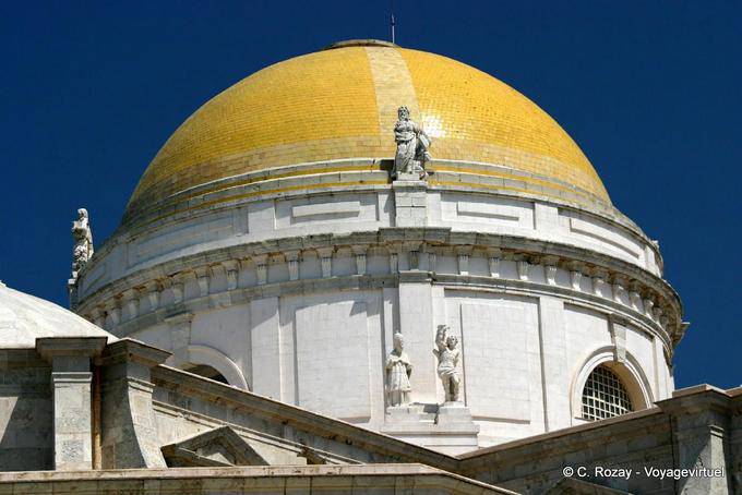 Dome cathédrale, Cadix - Espagne, Andalousie