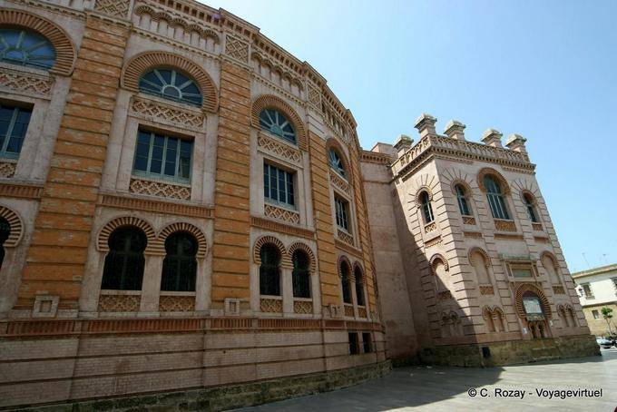 Architecture Teatro de Falla, Cadix - Espagne, Andalousie