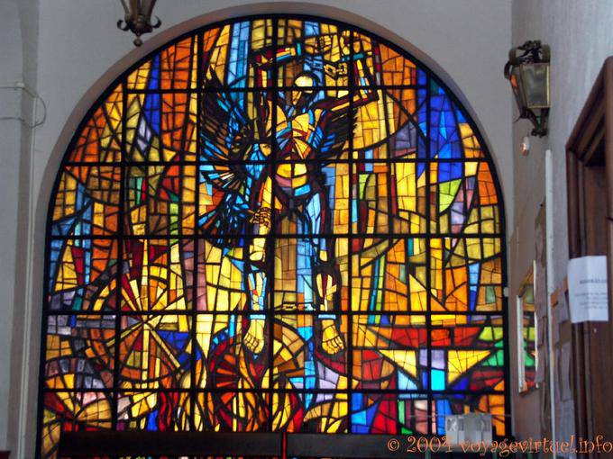 Vitrail dans une église, Cordoue - Espagne