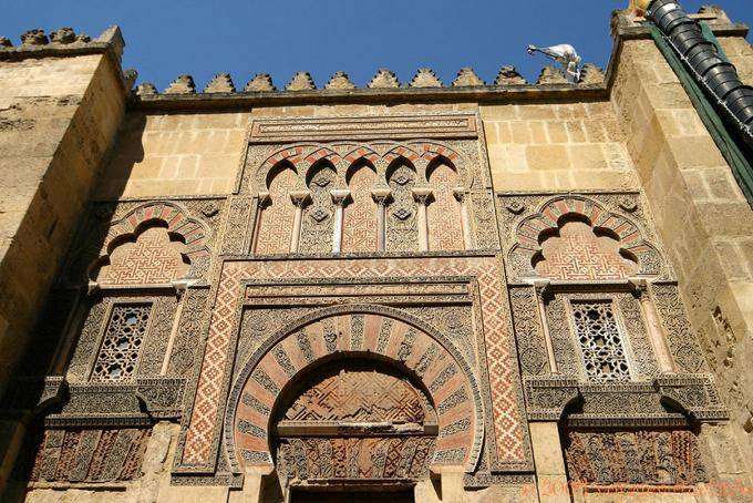 Puerta Espíritu Santo de Al-Hakam II de la Mezquita Catedral de Córdoba - Espagne, Andalousie
