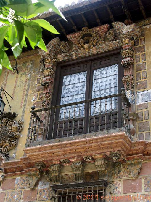 Riche décoration de fenêtre, Grenade - Espagne