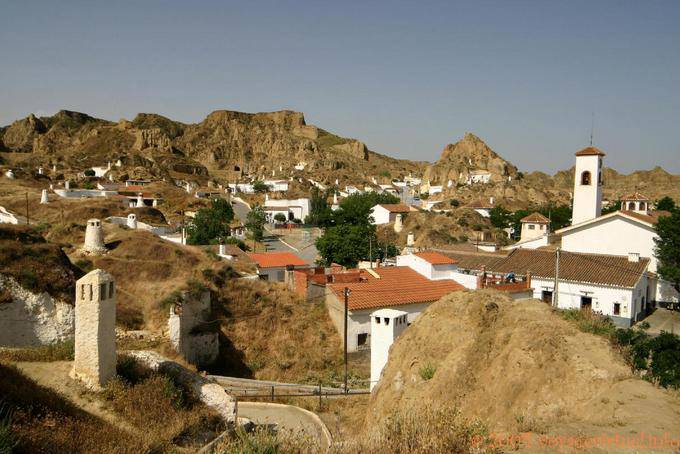 Habitat dispersé, Guadix - Espagne