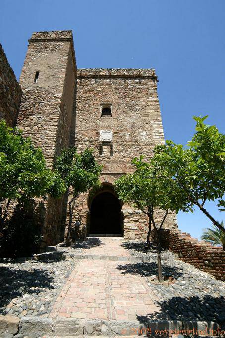 Torre del Cristo, Alcazaba, Malaga - Espagne, Andalousie