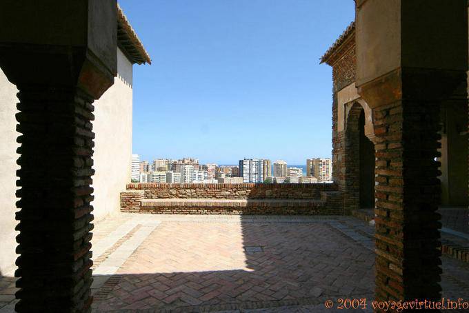 Vue sur la ville depuis l'Alcazaba, Malaga - Espagne, Andalousie