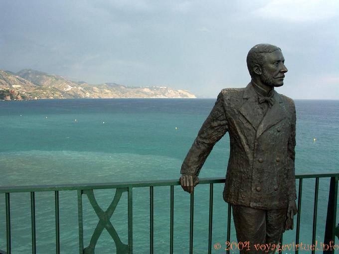 Alfonso XII sur le paseo, Nerja - Espagne