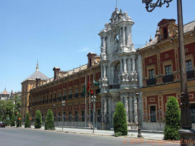 Palacio de San Telmo, av. Roma, Séville - Espagne