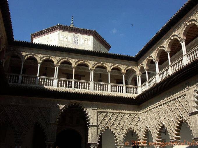 Patio de las Doncellas, Alcazar de Séville - Espagne