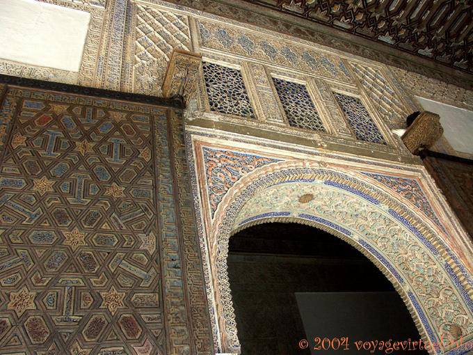 Décoration Mechouar, Alcazar de Séville - Espagne