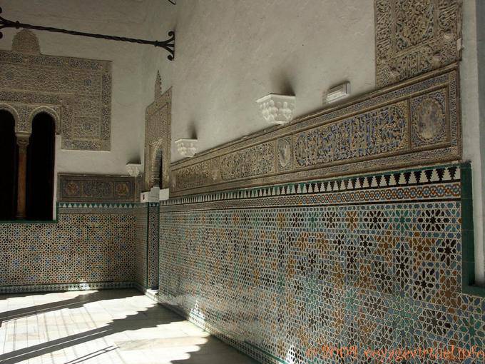 Patio de la Chambre Dorée, Alcazar de Séville - Espagne