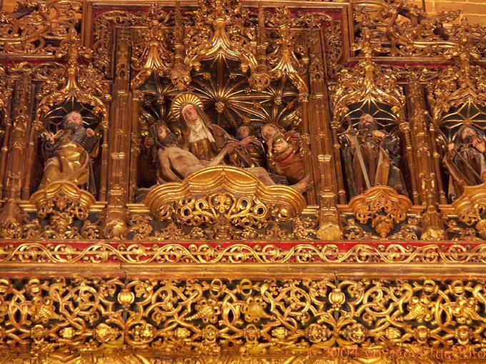 Scène du rétable Cathédrale de Séville - Espagne