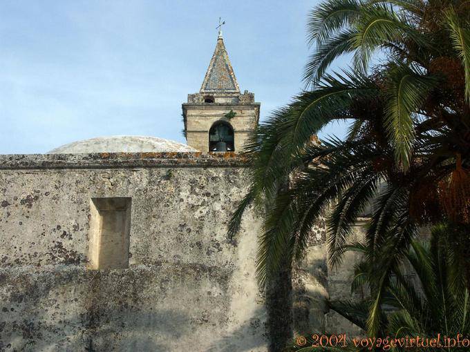 Haut du clocher, Iglesia de San Salvador, Vejer de la Frontera - Espagne, Andalousie