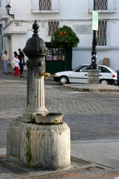 Petite fontaine d'eau potable, Vejer de la Frontera - Espagne