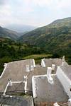 Sur la falaise à Bayárcal, Alpujarras, Espagne.