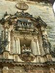 Détail baroque sur basilique, Arcos de la Frontera, Espagne.