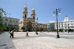 Plaza San Antonio, Cadix, Espagne.