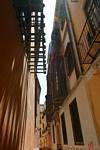 Ruelle de la vieille ville, Malaga, Espagne.
