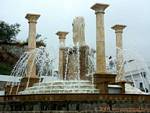 Fontaine Plaza del Punto, Medina Sidonia, Espagne.