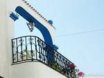 Balcon dans le ciel, Mojacar, Espagne.