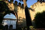 Remparts Alcázar de los Reyes Cristianos, Cordoba, Espagne.
