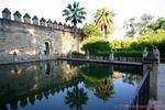 Miroir des remparts, Alcazar Cordoue, Espagne.