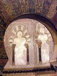 Mihrab de la mosquée, Mezquita Cordoue, Espagne.