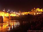 Guadalquivir by night, Night Cordoba, Espagne.