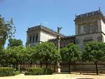 El Pabellón Real, entre Plaza America et Parque de María Luisa, Séville, Espagne.
