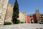 Puerta del León, entrée, El Real Alcázar de Sevilla, Espagne.