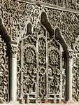 Mur de la cour des jeunes filles, détail, Alcazar de Sevilla, Espagne.
