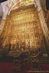 Retable de la grande chapelle, Altar Mayor, Cathédrale de Séville, Espagne.