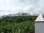 Panorama sur le promontoire rocheux sur Vejer de la Frontera, Espagne.