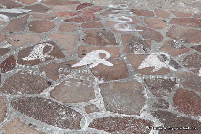 Les foulards blancs, mémoire des disparus, Bariloche - Argentine