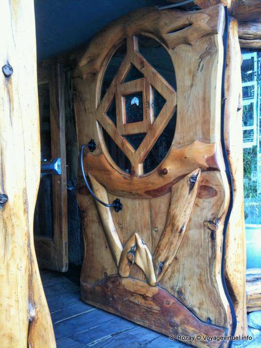 Porte de bois, San Carlos de Bariloche - Argentine