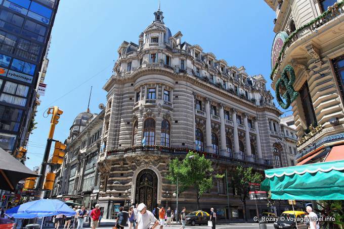 Avenida Florida, Immeuble à l'angle de Cordoba, Buenos Aires - Argentine