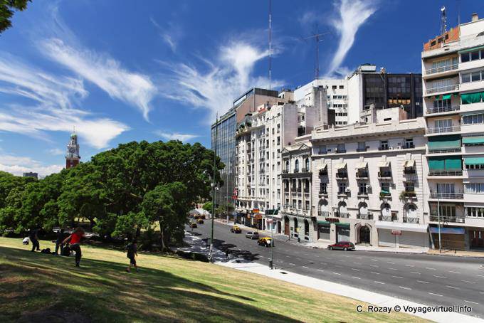 Avenida Florida, près de la Plaza San Martin, Buenos Aires - Argentine